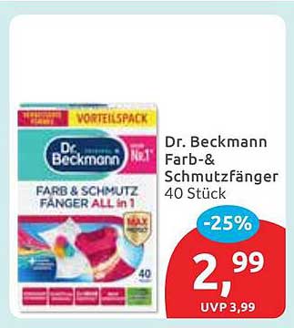 Dr. Beckmann Farb-& Schmutzfänger 40 Stück