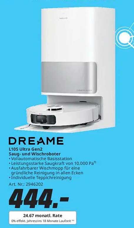 DREAME L10S Ultra Gen2 Saug- und Wischroboter