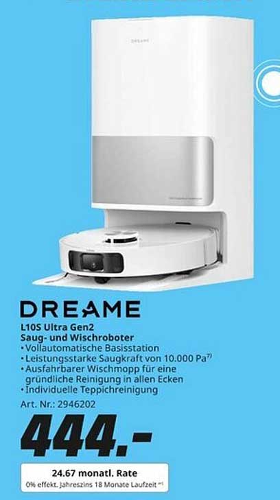 DREAME L10S Ultra Gen2 Saug- und Wischroboter