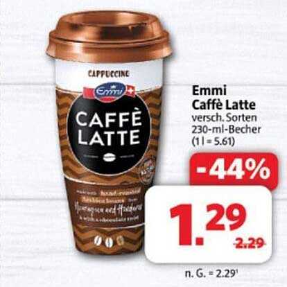 Emmi Caffè Latte verschiedene Sorten 230-ml-Becher
