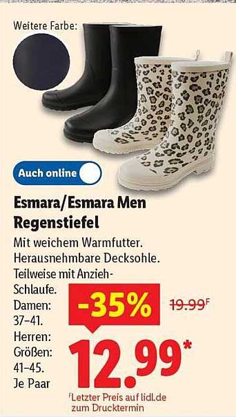 Esmara/Esmara Men Regenstiefel