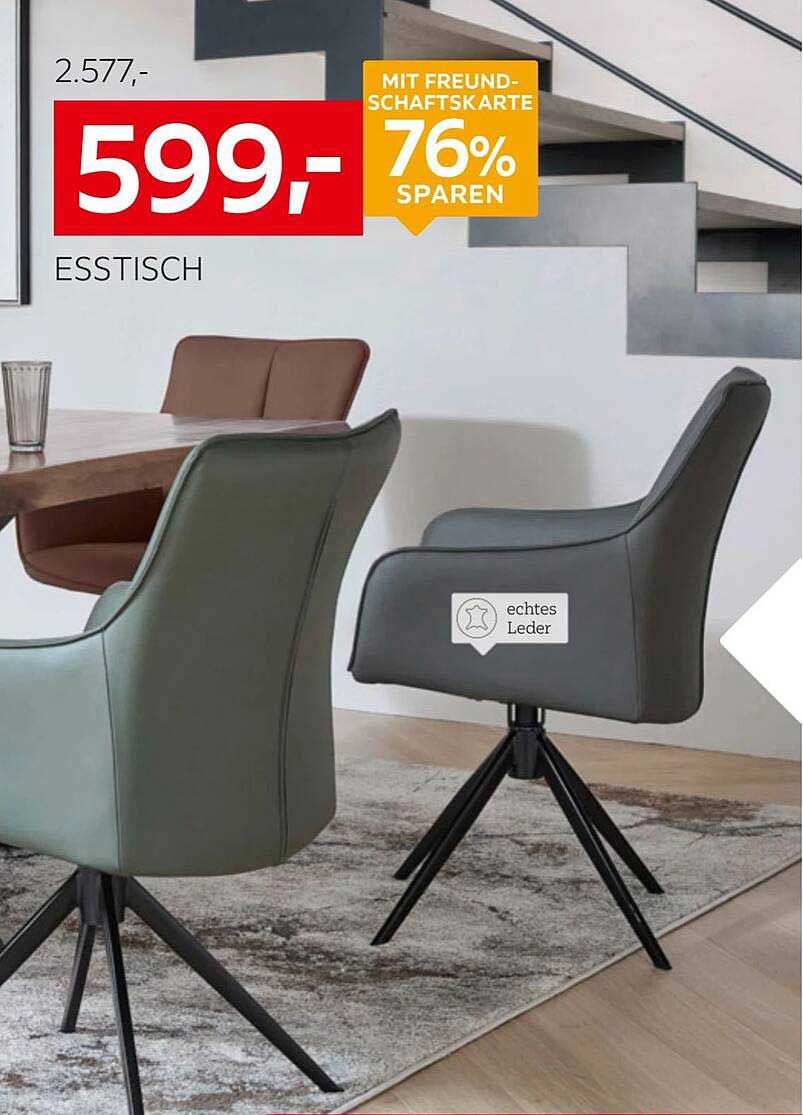 Esstisch – jetzt für nur 599 Euro!