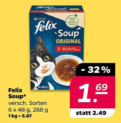 Felix Soup* verschiedene Sorten 288 g