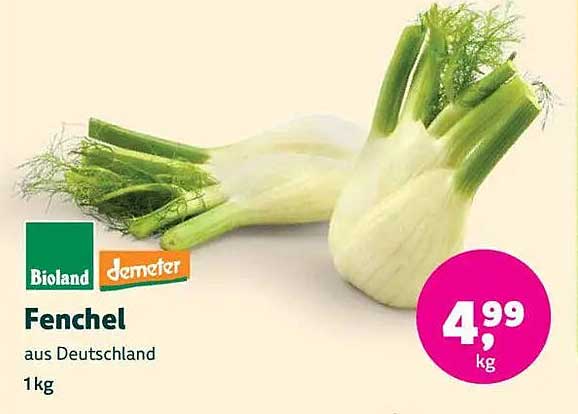 Fenchel aus Deutschland - Bioland - Demeter