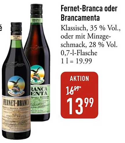 Fernet-Branca oder Brancamenta