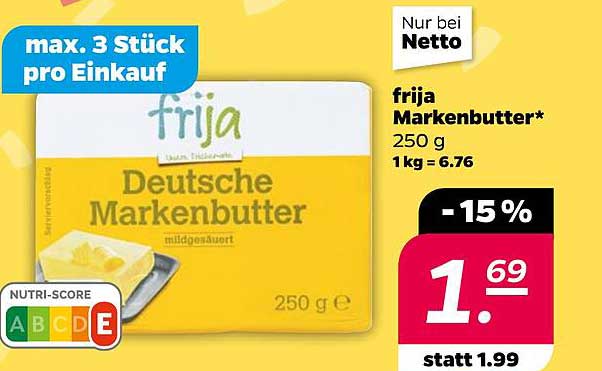 frija Markenbutter 250 g