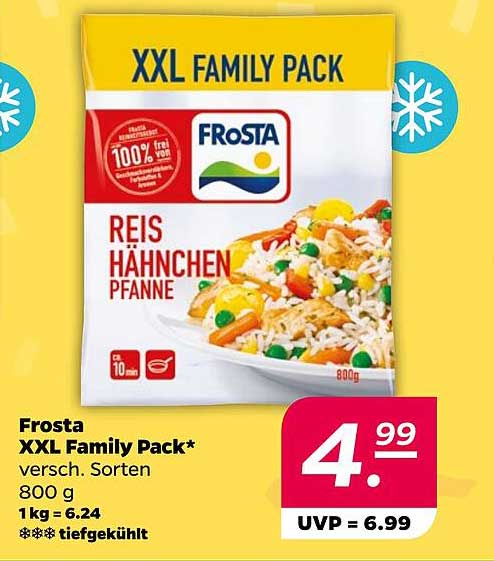 Frosta XXL Family Pack Reis Hähnchen Pfanne 800 g