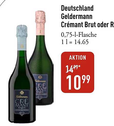Geldermann Crémant Brut oder Rosé 0,75-l-Flasche