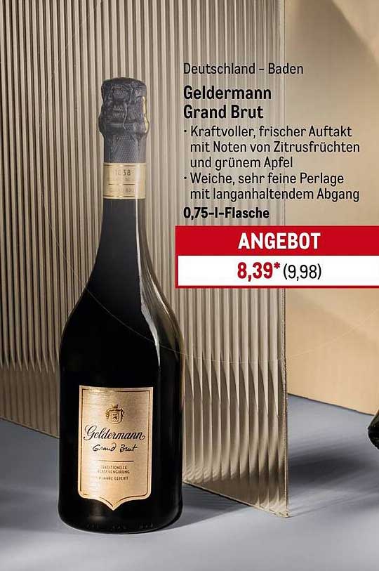Geldermann Grand Brut 0,75 l Flasche