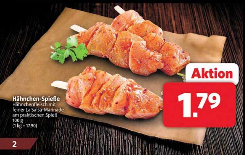 Hähnchen-Spieße mit feiner La Salsa-Marinade