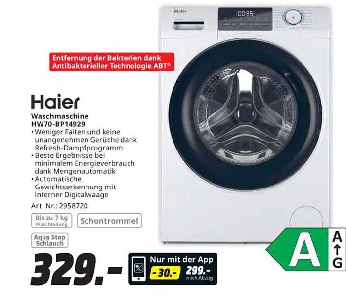 Haier Waschmaschine HW70-BP14929
