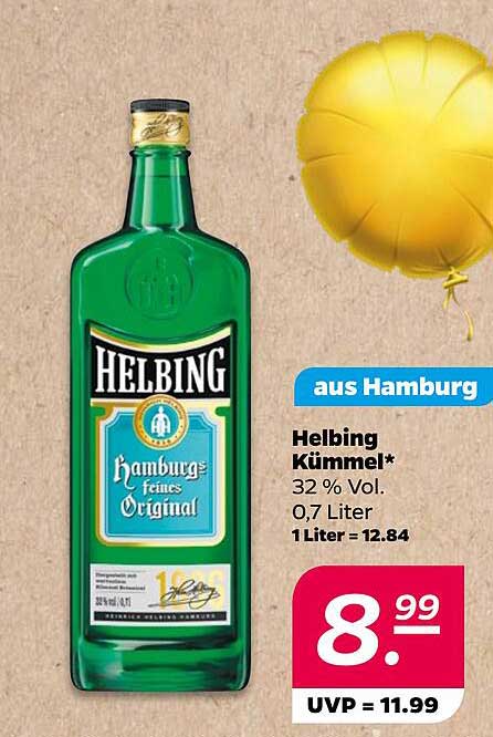 Helbing Kümmel 0,7 Liter – Hamburgs feines Original