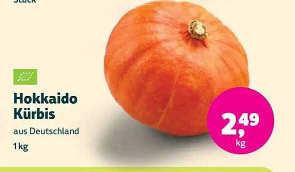 Hokkaido Kürbis aus Deutschland - 1 kg
