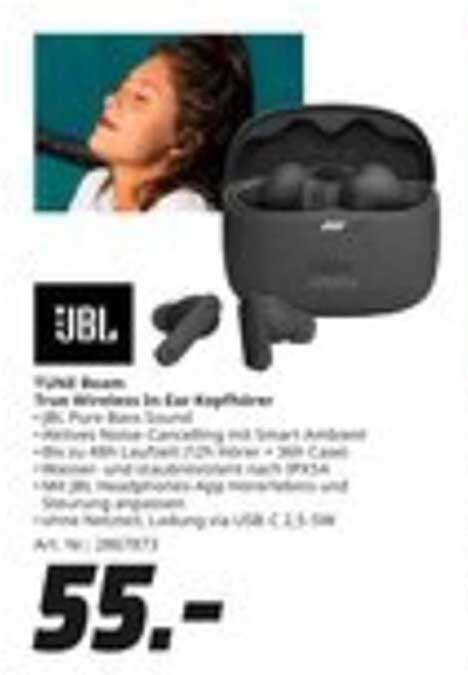 JBL Beam True Wireless In-Ear Kopfhörer