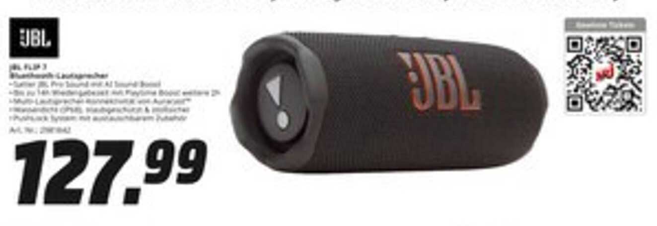 JBL FLIP 3 Bluetooth-Lautsprecher