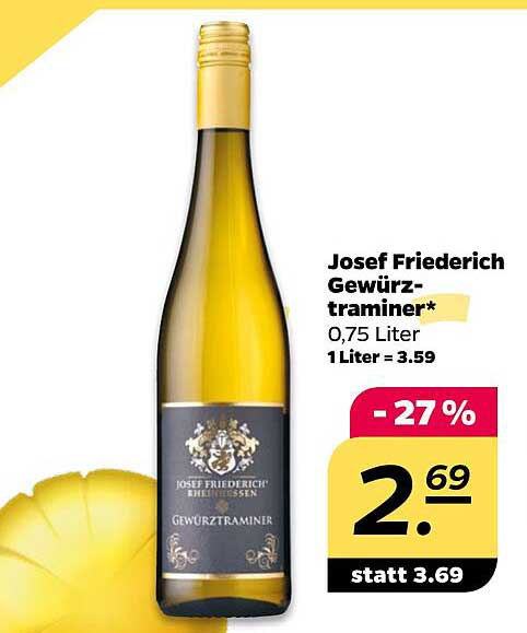 Josef Friederich Gewürztraminer 0,75 Liter