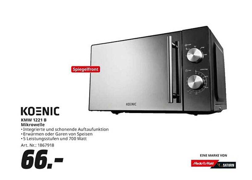 KOENIC KMW 1221 B Mikrowelle