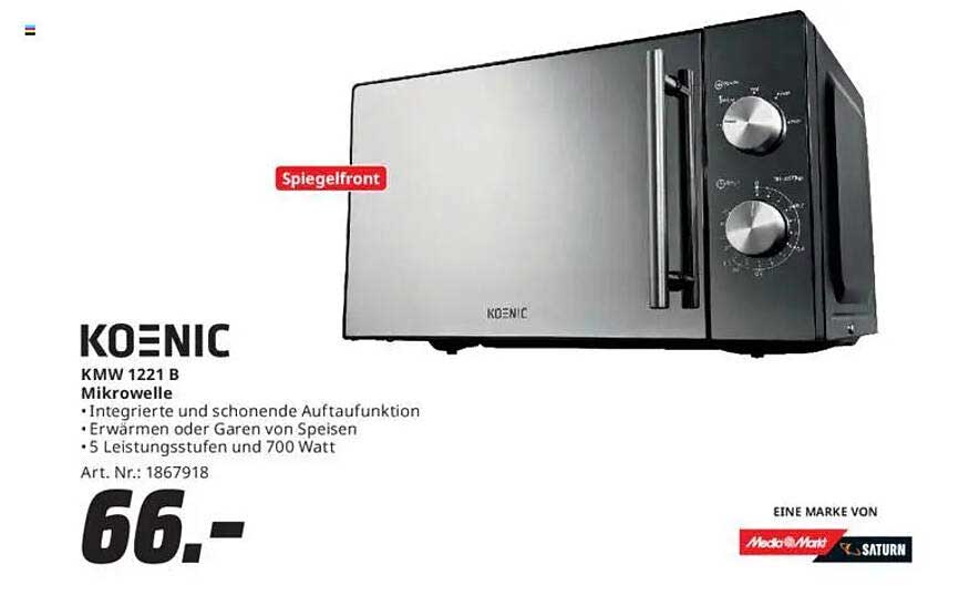 KOENIC KMW 1221 B Mikrowelle