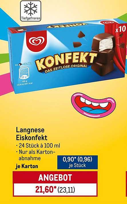 Langnese Eiskonfekt – Das zeitlose Original