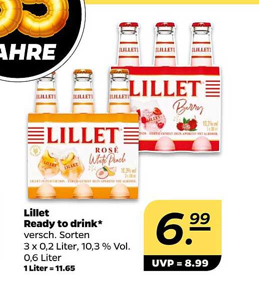 Lillet Ready to drink – verschiedene Sorten