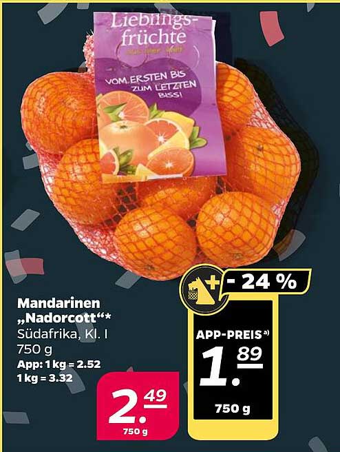 Mandarinen „Nadorcott“ 750 g