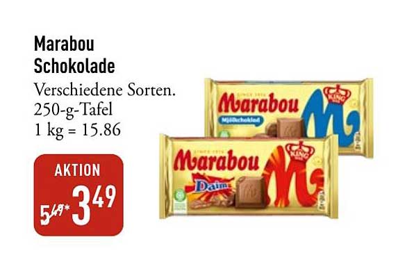 Marabou Schokolade - verschiedene Sorten 250-g-Tafel