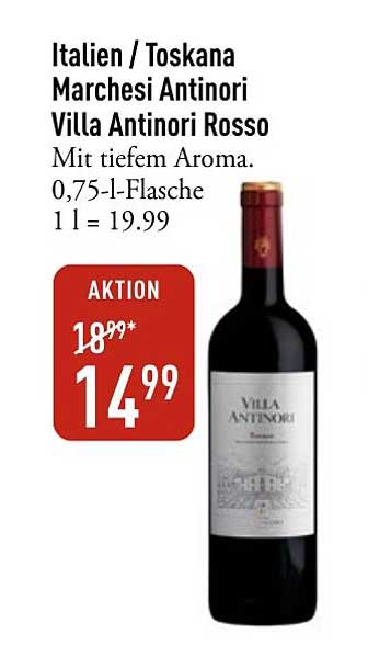 Marchesi Antinori Villa Antinori Rosso 0,75l