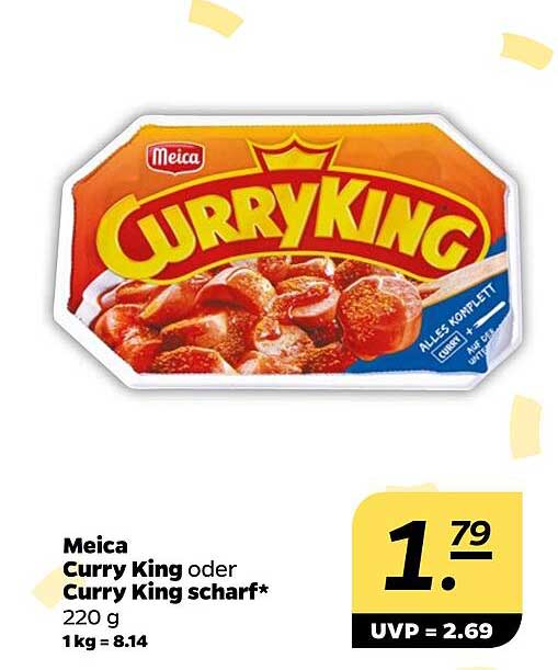 Meica Curry King oder Curry King scharf 220 g
