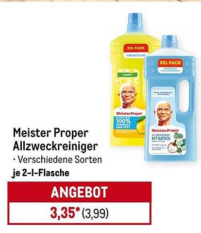 Meister Proper Allzweckreiniger - Verschiedene Sorten je 2-l-Flasche