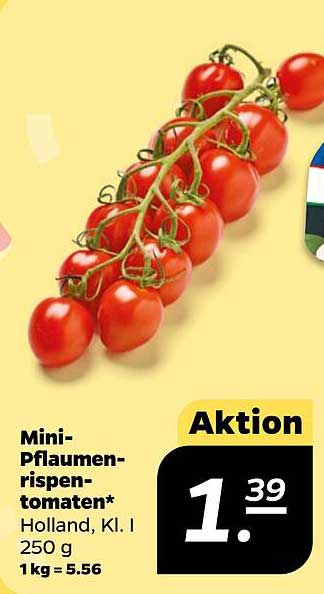 Mini-Pflaumenrispen-Tomaten* Holland, Kl. I 250 g