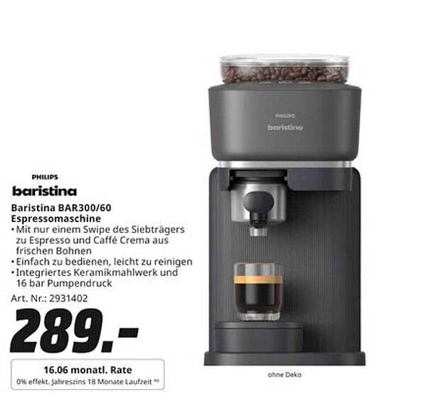 Philips Baristina BAR300/60 Espressomaschine