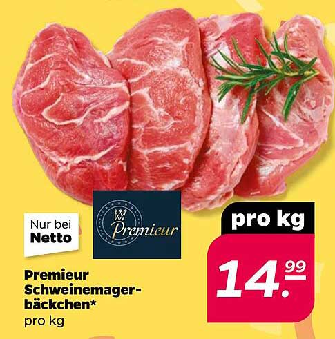 Premieur Schweinemagerbäckchen