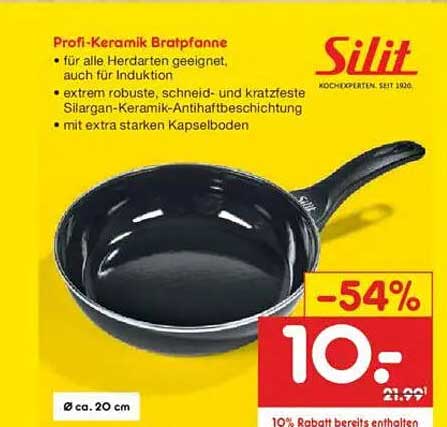 Profi-Keramik Bratpfanne von Silit