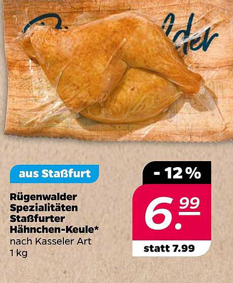 Rügenwalder Spezialitäten Stäbrfurther Hähnchen-Keule nach Kasseler Art 1 kg