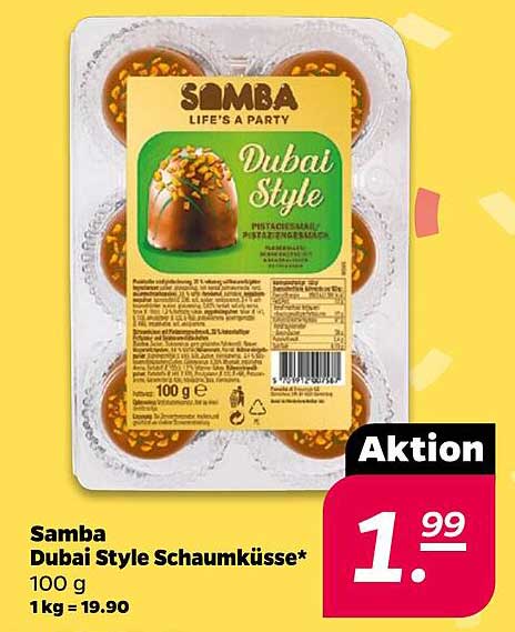 Samba Dubai Style Schaumküssen 100 g
