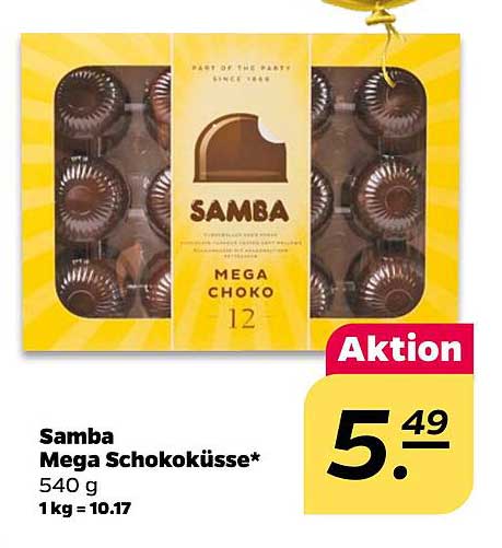 Samba Mega Schokoküsse 540 g
