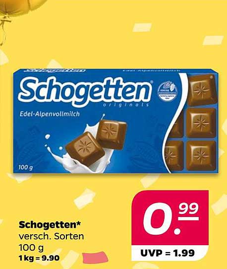 Schogetten Edel-Alpenvollmilch 100 g