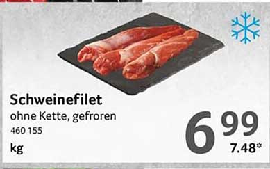 Schweinefilet ohne Kette, gefroren
