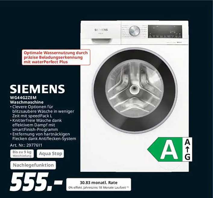 SIEMENS WG44G2ZEM Waschmaschine