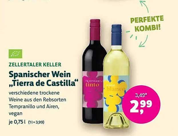 Spanischer Wein "Tierra de Castilla"
