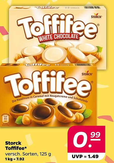 Storck Toffifee 125 g - Verschiedene Sorten