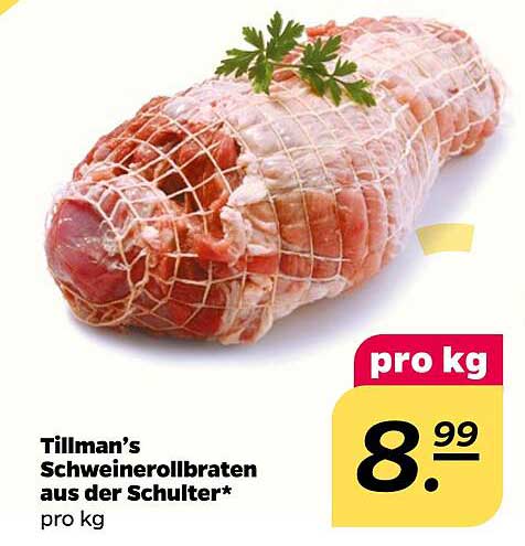 Tillman’s Schweinerollbraten aus der Schulter* pro kg