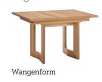 Tisch in Wangenform