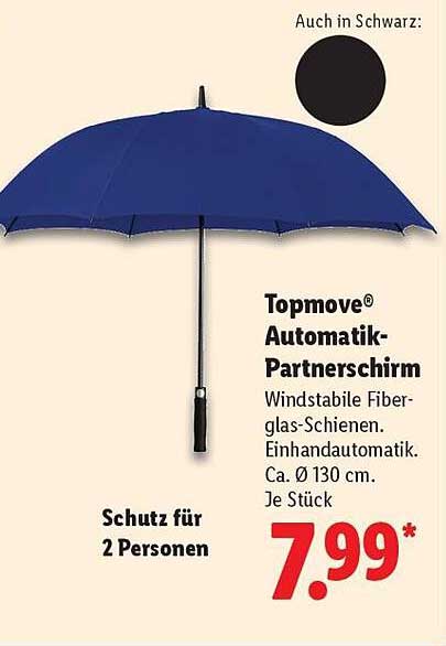 Topmove® Automatik-Partnerschirm