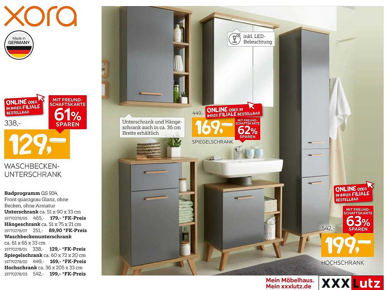 Waschbecken-Unterschrank