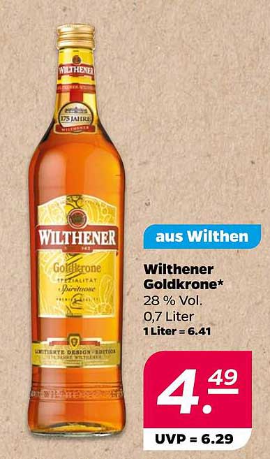 Wilthener Goldkrone - Spirituose aus Wilthen