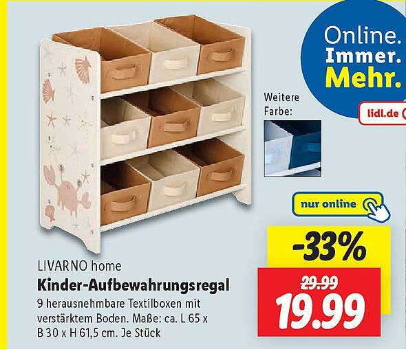 LIVARNO home Kinder-Aufbewahrungsregal