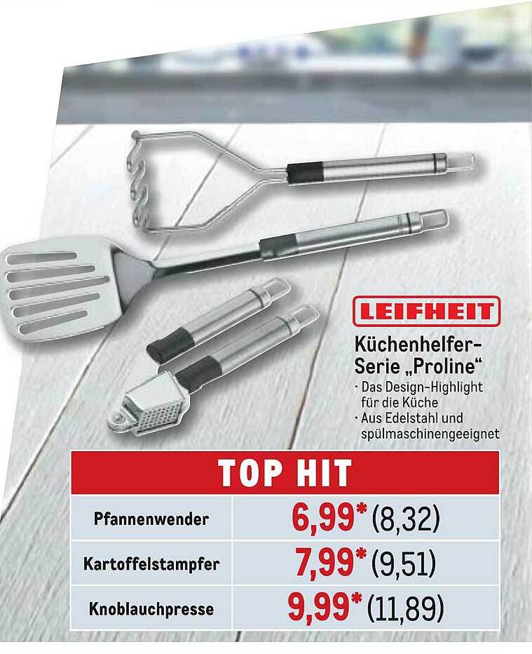 LEIFHEIT Küchenhelfer-Serie „Proline“