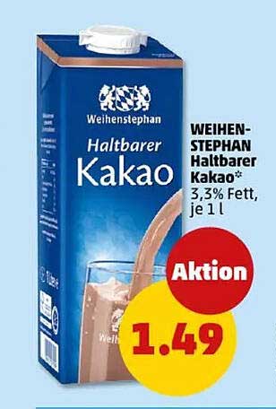WEIHEN-STEHPAN Haltbarer Kakao