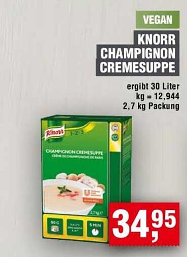 Knorr Champignon Cremesuppe 2,7 kg